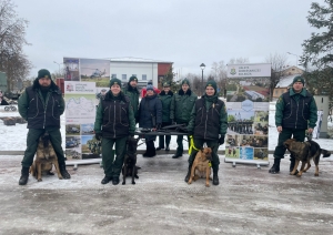 Valsts robežsardzes Daugavpils pārvaldes amatpersonas piedalījās interaktīvajā pasākumā “Vienā rindā”