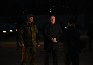 FOTO: Automašīnu konvojs uz Ukrainu
