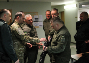 FOTO: Norisinājās Latvijas un Ukrainas robežapsardzības iestāžu vadības amatpersonu tikšanās