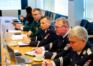 FOTO: Baltijas valstu policijas un robežsardzes priekšnieki