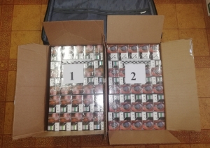 FOTO: Kontrabandas cigaretes