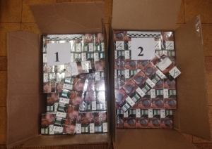 FOTO: Kontrabandas cigaretes