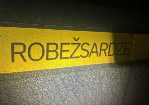 FOTO: Konstatētais mikroautobuss