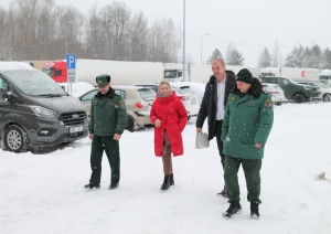 Valsts robežsardzē viesojas Vācijas Federālās policijas sakaru virsnieks