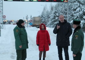 Valsts robežsardzē viesojas Vācijas Federālās policijas sakaru virsnieks