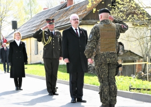 Robežsargi piedalās 4. maija svinībās Alūksnē
