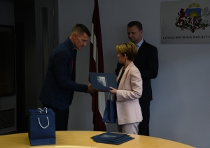 FOTO: Olimpiešu apbalvošanas pasākums