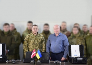 Valsts robežsardzes ekspertu vizīte Ukrainas Valsts Robežsardzes dienesta Galvenajā mācību centrā.