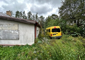 FOTO: Māja, kurā uzturējās nelegālie migranti 
