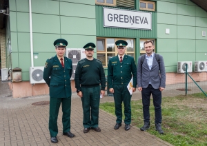 FOTO: Frontex aģentūras sadarbības koordinators apmeklē Latvijas – Krievijas ārējo robežu