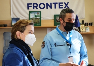FOTO: Francijas vēstniece Latvijā apmeklē VRS Ludzas pārvaldi