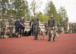 Kinoloģijas dienestu sacensības tiek rīkotas jau 23.reizi