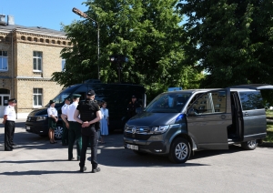 FOTO: Iekšlietu ministe Valsts robežsardzē