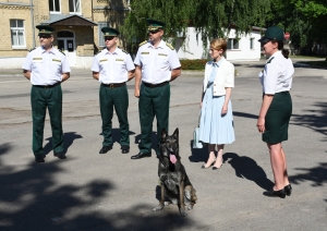 FOTO: Iekšlietu ministe Valsts robežsardzē