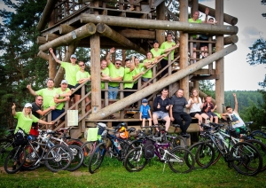 FOTO: Velobrauciena dalībnieku kopbilde