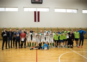 Valsts robežsardzes koledžas komanda uzvar Valsts robežsardzes telpu futbola sacensībās