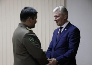 foto: Valsts robežsardzes priekšnieks vizītē Kirgizstānā