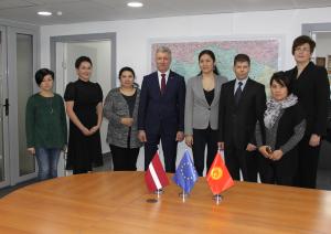 foto: Valsts robežsardzes priekšnieks vizītē Kirgizstānā
