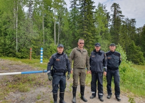 Tiekas Latvijas un Somijas robežapsardzības iestāžu vadītāji