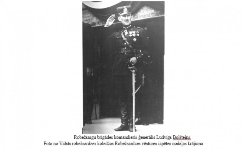 FOTO: Ģenerālis Ludvigs Bolšteins