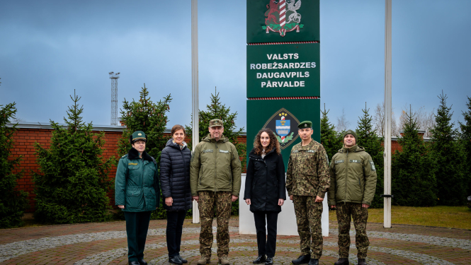 FOTO: Tiesībsardze ar robežsargiem