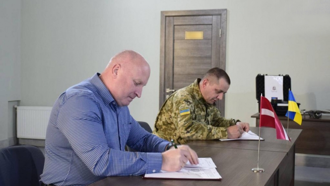 Valsts robežsardzes ekspertu vizīte Ukrainas Valsts Robežsardzes dienesta Galvenajā mācību centrā.