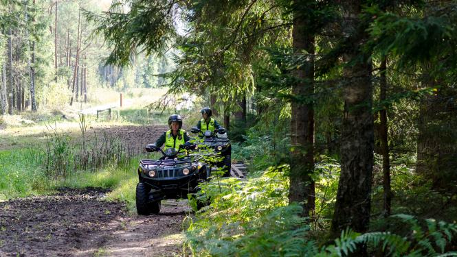 FOTO: Robežsargi darbībā