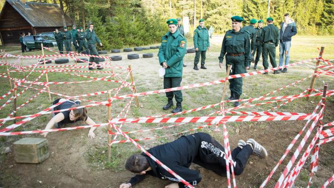 FOTO: Robežsargu norīkojumu sacensības