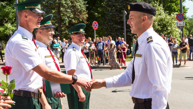 Foto: Valsts robežsardzes koledžas izlaidums