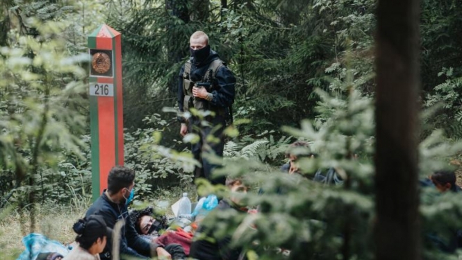 FOTO: Baltkrievijas robeža