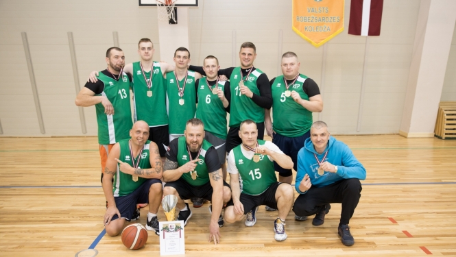 Robežsardzē noskaidroti čempionāta uzvarētāji basketbolā