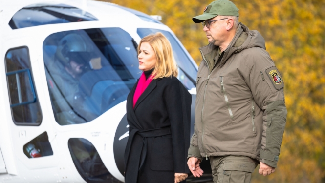 MP apmeklē Latvijas austrumu robežu