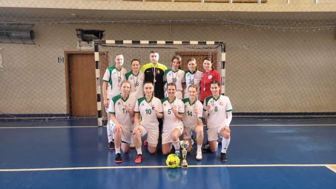 Valsts robežsardzes futbolistes ieguva 1.vietu Iekšlietu ministrijas sacensībās