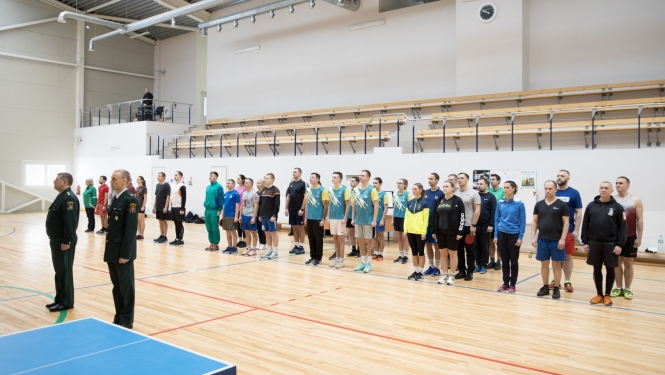 FOTO: Sacensības galda tenisā