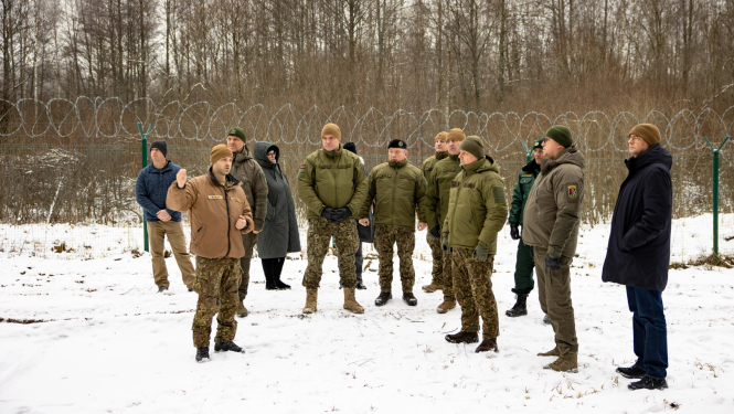 FOTO: Vizīte uz robežas