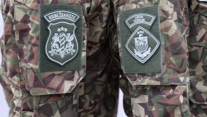 FOTO: Robežsargu uzšuves