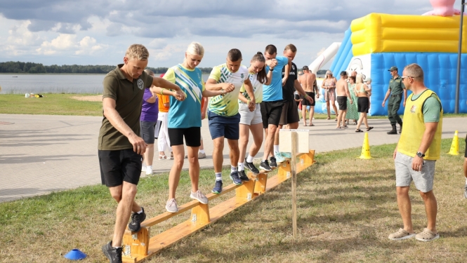 FOTO: Robežsargi sporto