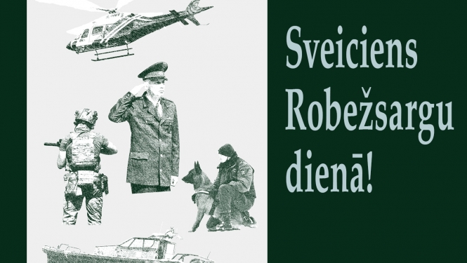 FOTO: Apsveikums Robežsargu dienā