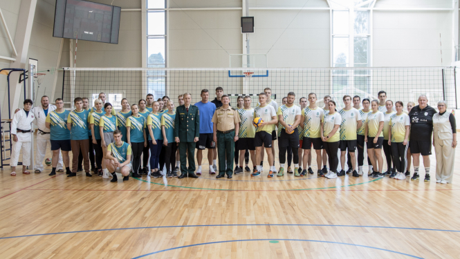 FOTO: Sportisti viesojas VRK