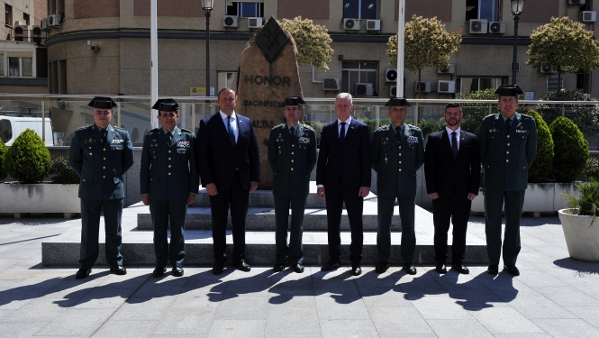 Foto : Valsts robežsardzes priekšnieka un Iekšlietu ministra vizīte Spānijā