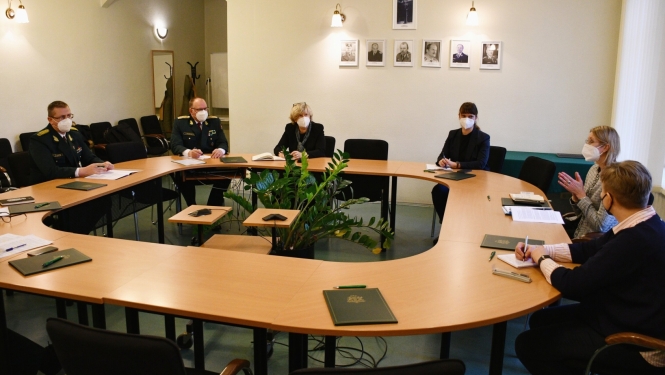 FOTO: VRS priekšnieks tiekas ar ANO pārstāvjiem