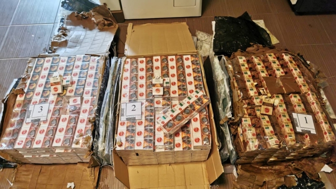 Robežsargi izņem 30 000 cigarešu