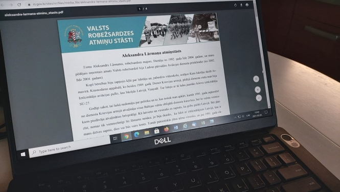 FOTO: Atmiņu stāsts uz datora ekrāna