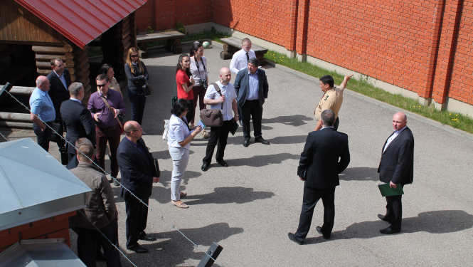 Foto: Baltkrievijas pārstāvju vizīte Valsts robežsardzes Daugavpils pārvaldē