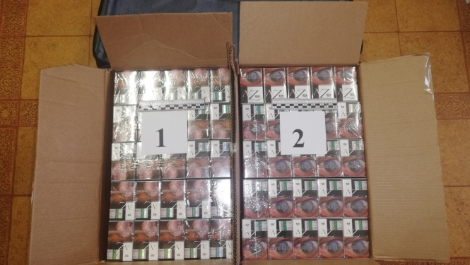 FOTO: Kontrabandas cigaretes