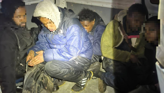 FOTO: Personas, kas nelikumīgi šķērsoja robežu