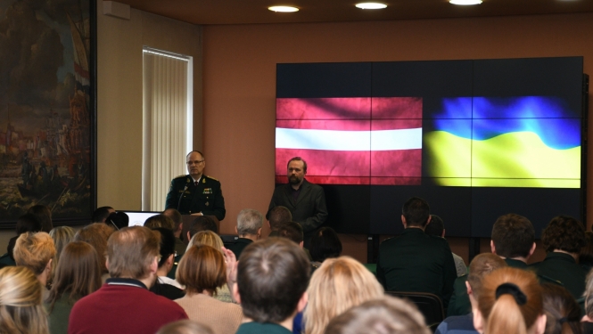 FOTO: Juris Martukāns VRS štāba sanāksmē