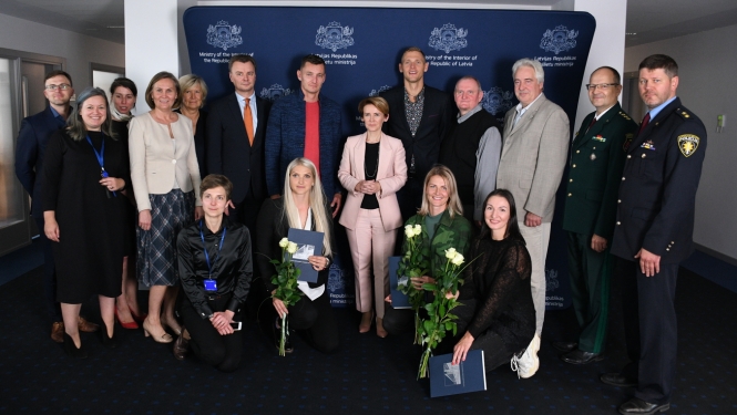 FOTO: Olimpiešu apbalvošanas pasākums