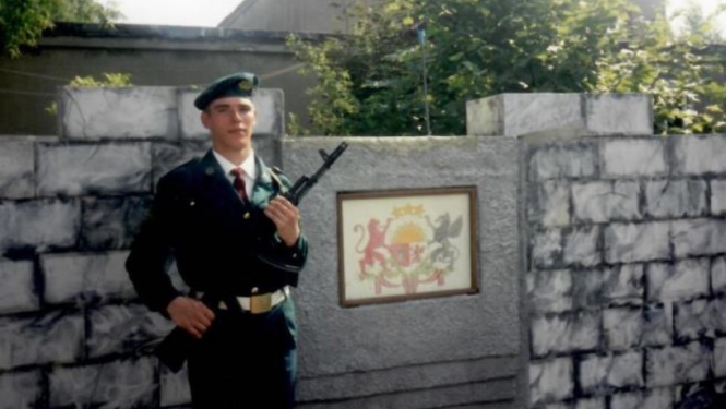 FOTO: Robežsargs Edgars Rings