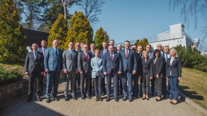 FOTO: Baltijas valstu policijas un robežsardzes priekšnieki kopbilde